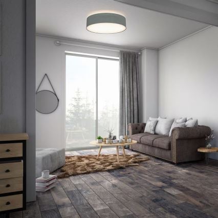 Stropno svjetlo 2xE27/40W/230V, promjer 38 cm, sivo