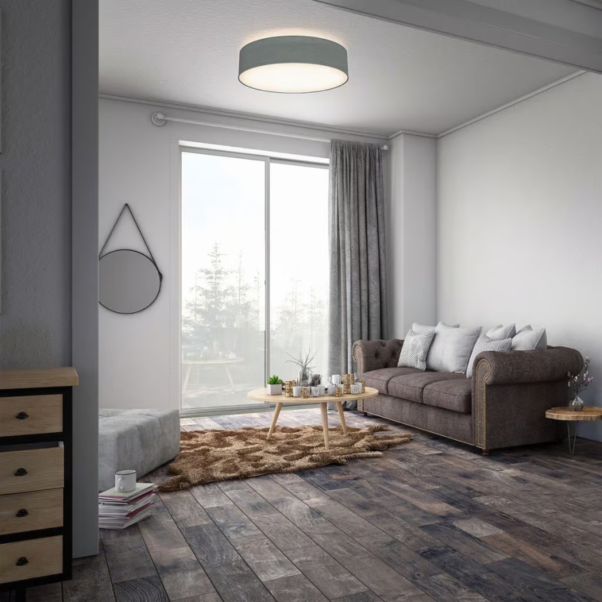 Stropno svjetlo 2xE27/40W/230V, promjer 38 cm, sivo