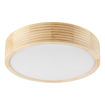 Stropno svjetlo NATURAL MODERN 2xE27/15W/230V, promjer 37,5 cm, borovina