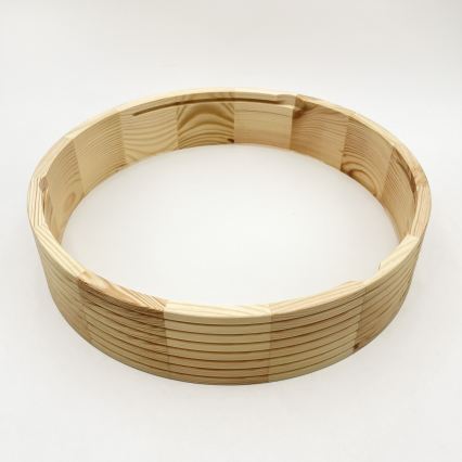 Stropno svjetlo NATURAL MODERN 2xE27/15W/230V, promjer 37,5 cm, borovina