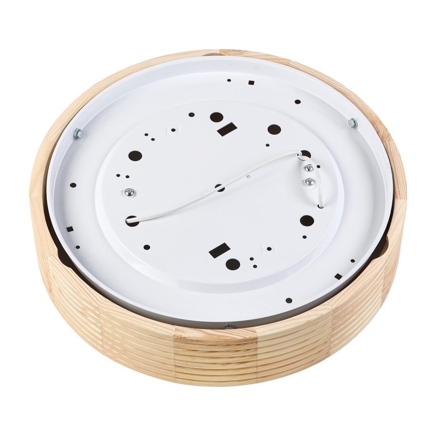 Stropno svjetlo NATURAL MODERN 2xE27/15W/230V, promjer 37,5 cm, borovina