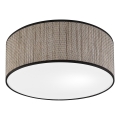 Stropno svjetlo SIRJA, 2x E27, 15 W, 230 V, promjer 35 cm, smeđe