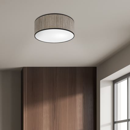 Stropno svjetlo SIRJA, 2x E27, 15 W, 230 V, promjer 35 cm, smeđe