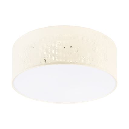 Stropno svjetlo SIRJA PLISADO 2xE27/15W/230V Ø 35 cm krem boje
