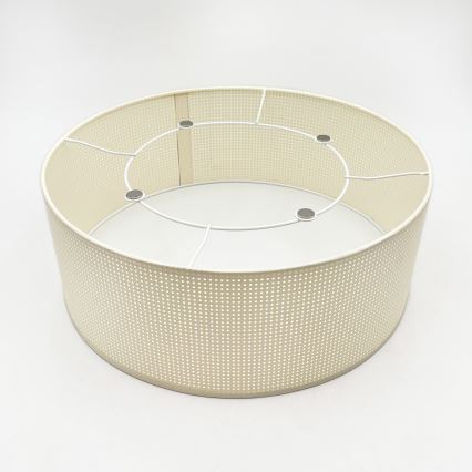 Stropno svjetlo SIRJA PLISADO 2xE27/15W/230V Ø 35 cm krem boje