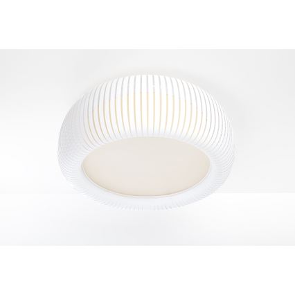 Stropno svjetlo STRIPES 2xE27/40W/230V Ø 55 cm bijela/krem