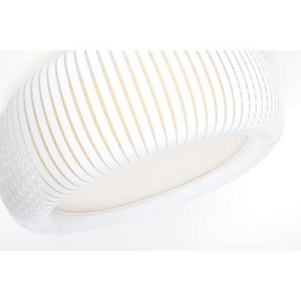 Stropno svjetlo STRIPES 2xE27/40W/230V Ø 55 cm bijela/krem