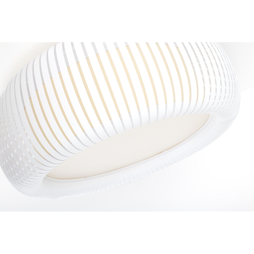 Stropno svjetlo STRIPES 2xE27/40W/230V Ø 55 cm bijela/krem