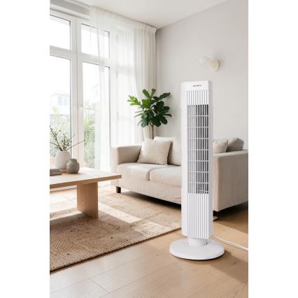 Stupni ventilator 50W/230V 74,5 cm bijeli