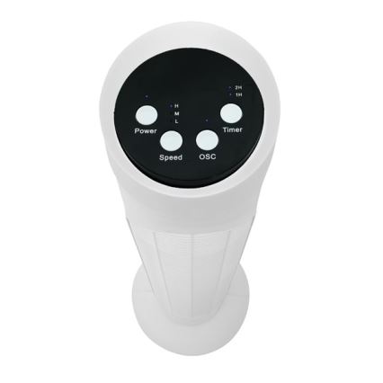Stupni ventilator 50W/230V 83 cm bijeli + daljinsko upravljanje