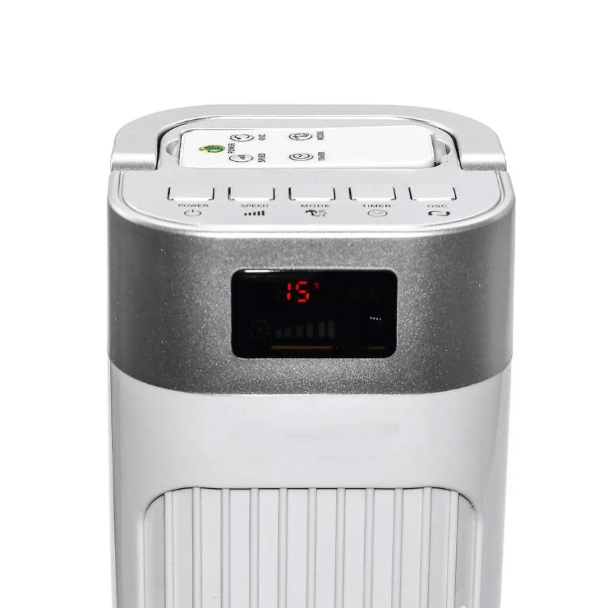 Stupni ventilator s indikatorom temperature i daljinskim upravljačem 55W/230V