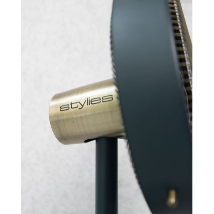 Stylies - Podni ventilator URANUS 35W/230V, promjer 35 cm, crni