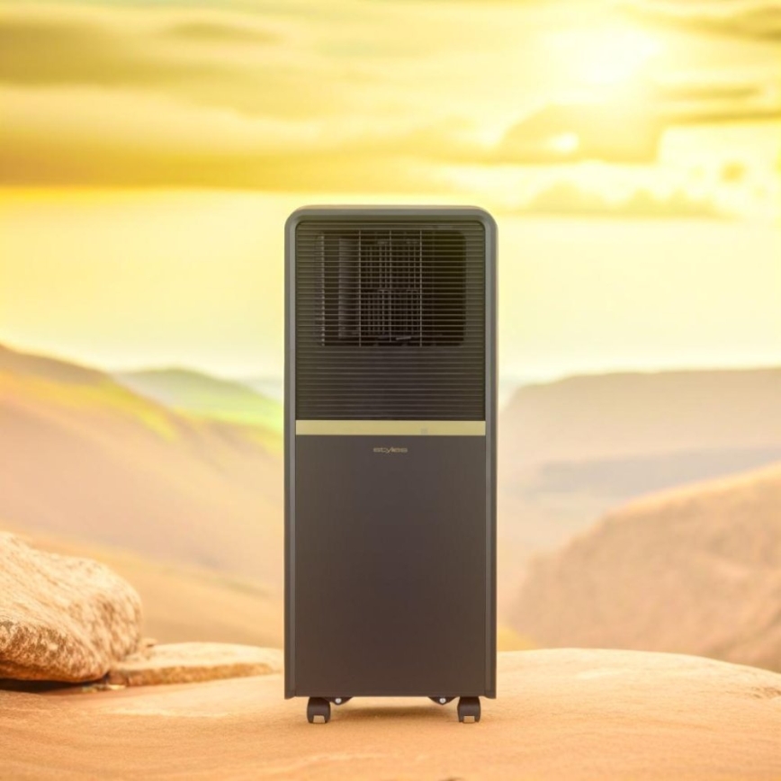 Stylies - Prijenosni klima uređaj POLARIX 1000W/230V 9000 BTU crna + daljinski upravljač
