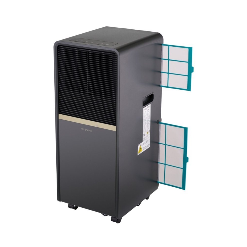 Stylies - Prijenosni klima uređaj POLARIX 1000W/230V 9000 BTU crna + daljinski upravljač