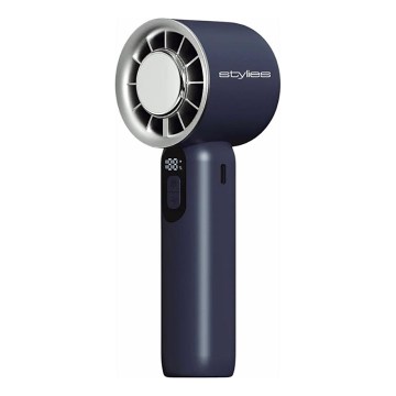 Stylies - Punjivi ručni ventilator LACERTI 8W/5V 3000 mAh plavi