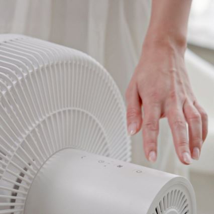 Stylies - Stojeći ventilator 2 u 1 ANTILA 25W/230V 88 cm bijela + daljinski upravljač