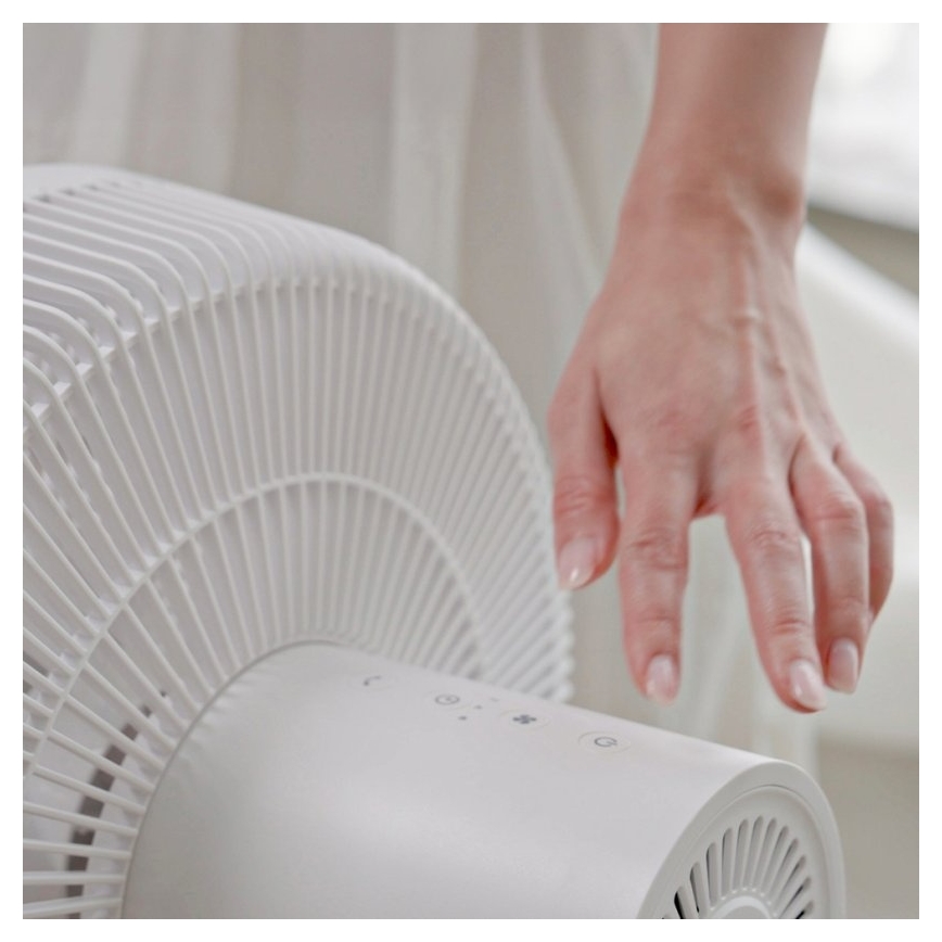 Stylies - Stojeći ventilator 2 u 1 ANTILA 25W/230V 88 cm bijela + daljinski upravljač
