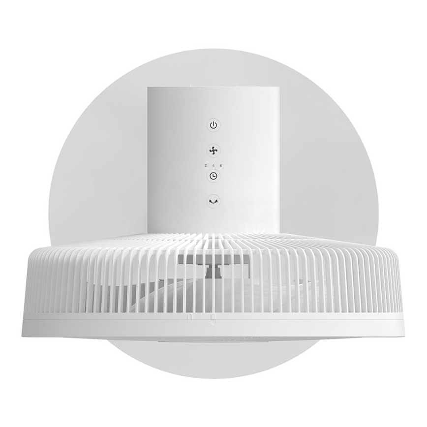 Stylies - Stojeći ventilator 2 u 1 ANTILA 25W/230V 88 cm bijela + daljinski upravljač