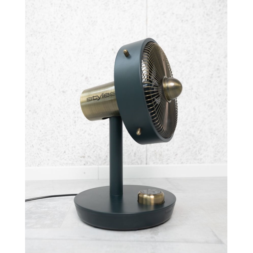 Stylies - Stolni ventilator CEPHEUS 24W/230V crni