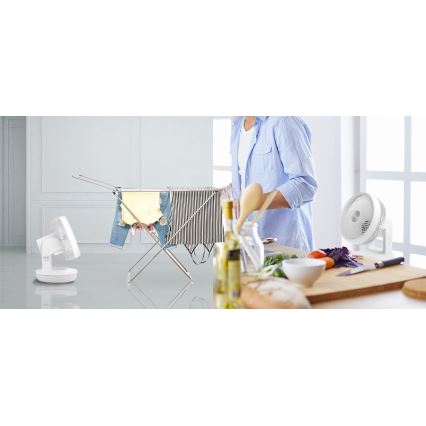 Stylies - Stolni ventilator TARA 45W/230V bijela