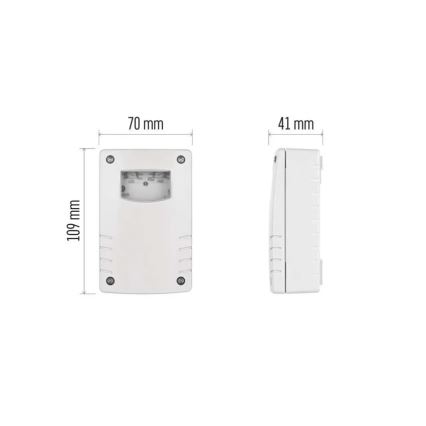 Sumrakni prekidač 1800W/230V IP65 bijeli