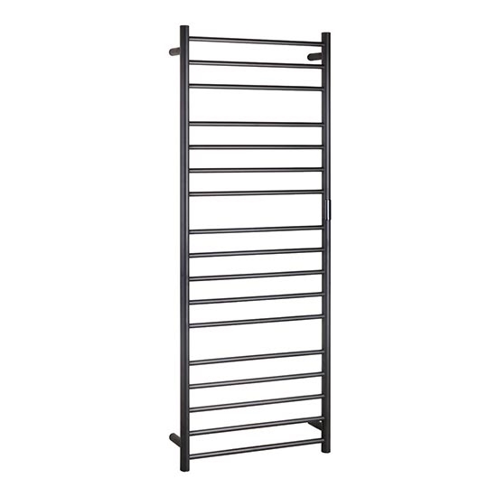 Sušilo za ručnike 60x168 cm nehrđajući čelik/crna