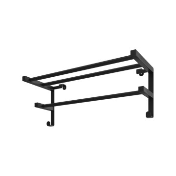 Sušilo za ručnike za kupaonski radijator HF SHEFFIELD 52x20,4 cm crno