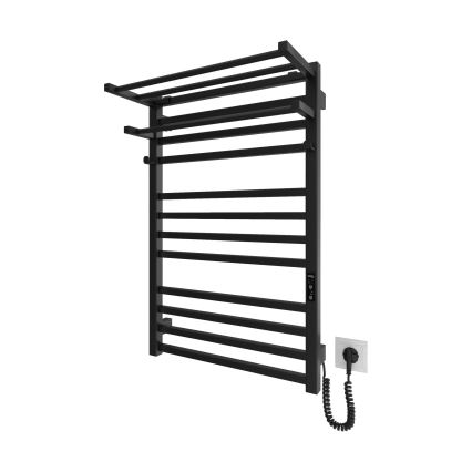 Sušilo za ručnike za kupaonski radijator HF SHEFFIELD 52x20,4 cm crno