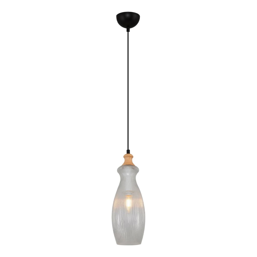Svetiljka na kablu BOTTLE 1xE14/4W/230V prozirna