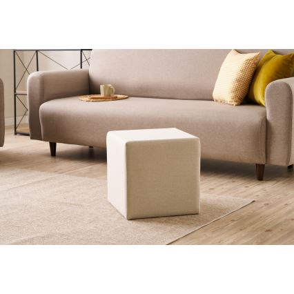 Tabure CUBI 40x40 cm krem boje