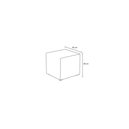 Tabure CUBI 40x40 cm, zelene boje