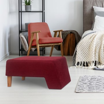 Tabure KATE 40x84 cm crvena