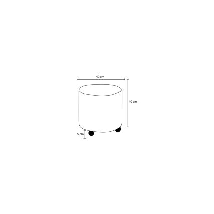 Tabure KIMA, promjer 40 cm, antracit