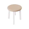Tabure KUBE Ø 36 cm bijeli/bež