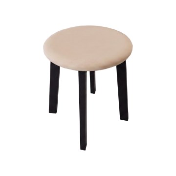 Tabure KUBE Ø 36 cm crna/bež