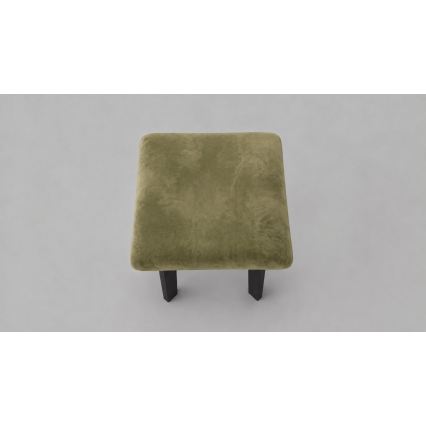 Tabure LUBE 36x36 cm crna/zelena