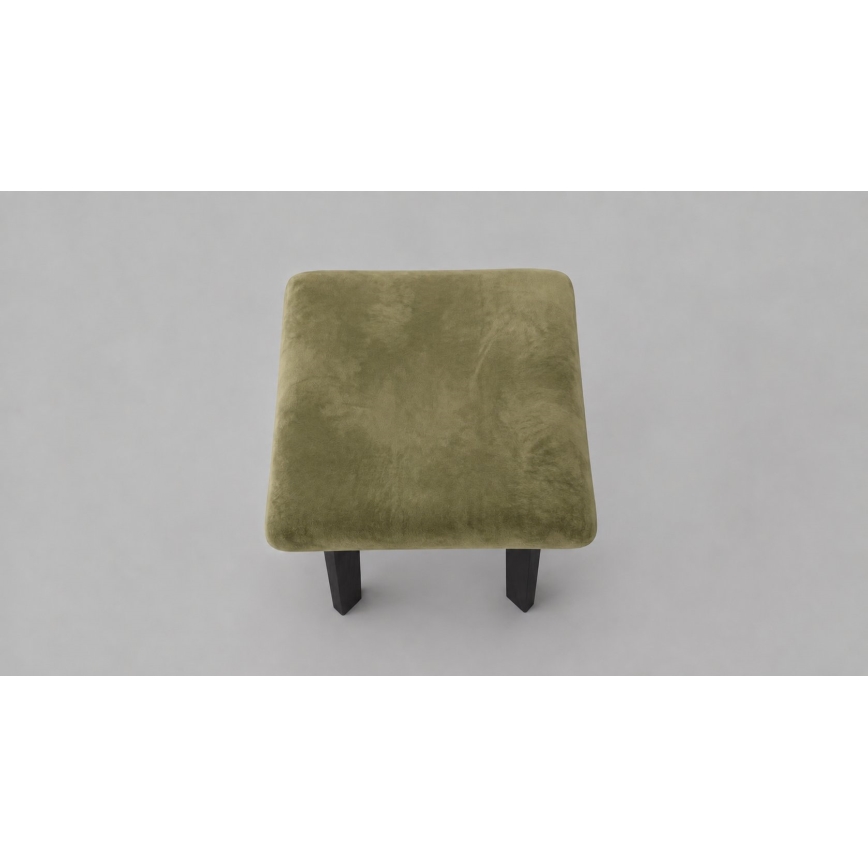 Tabure LUBE 36x36 cm crna/zelena