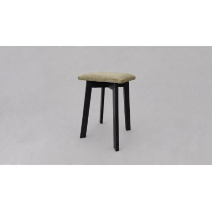 Tabure LUBE 36x36 cm crna/zelena