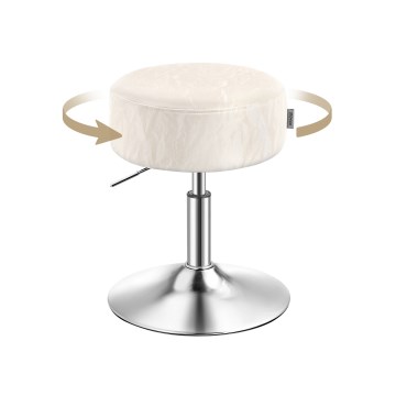 Tabure NUBE Ø 38,5 cm bijela
