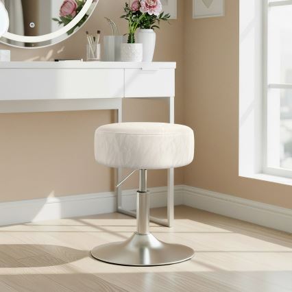 Tabure NUBE Ø 38,5 cm bijela