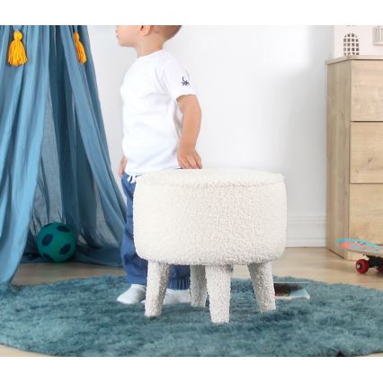 Tabure PIXI, promjer 38 cm, bijela