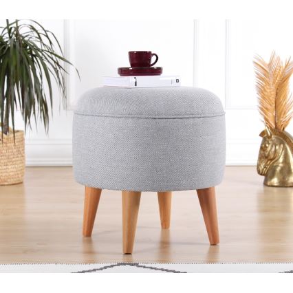 Tabure PIXI, promjera 40 cm, siva