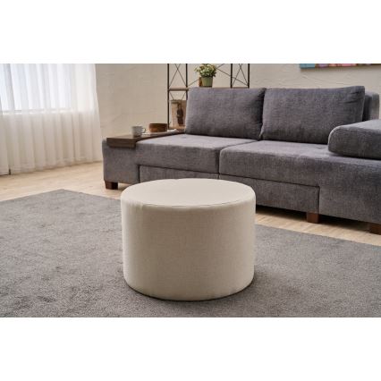 Tabure RABO promjer 58 cm krem