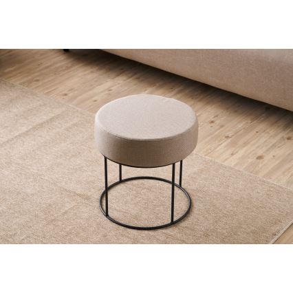 Tabure RELO, promjer 40 cm, bež