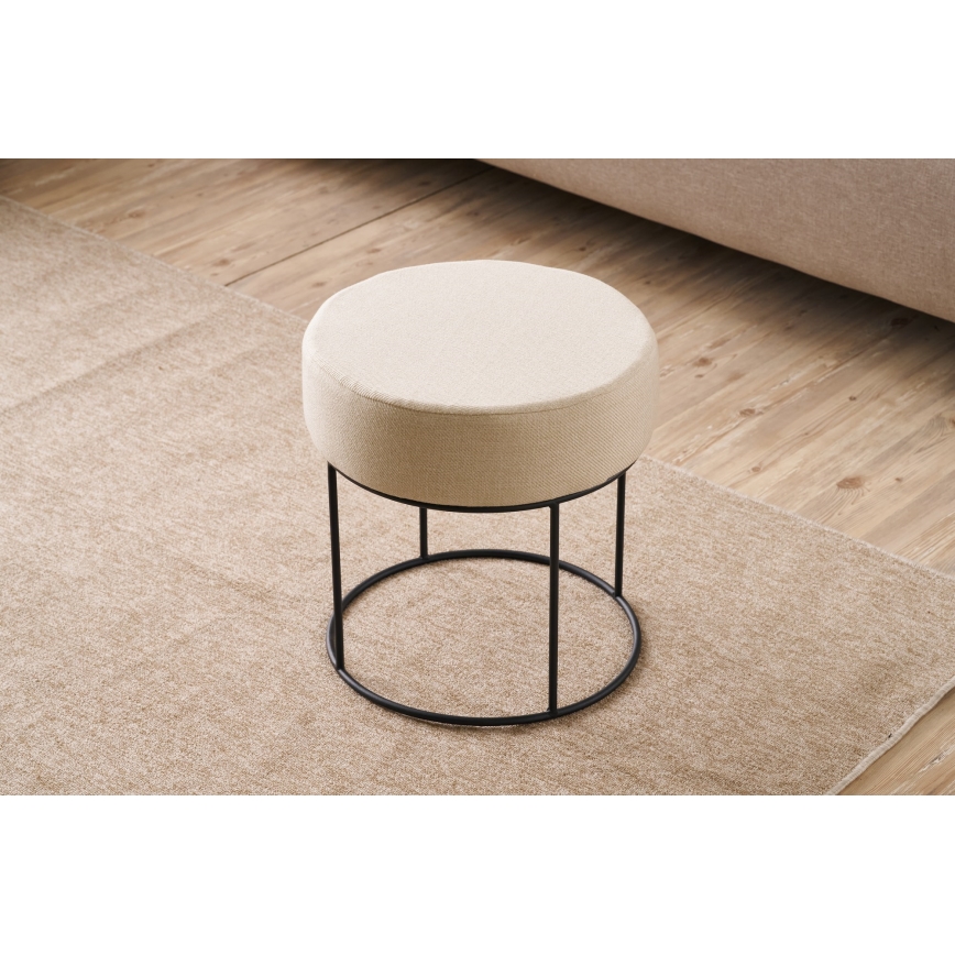 Tabure RELO, promjer 40 cm, krem