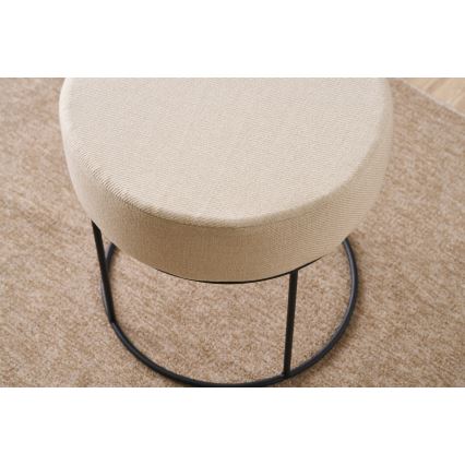 Tabure RELO, promjer 40 cm, krem
