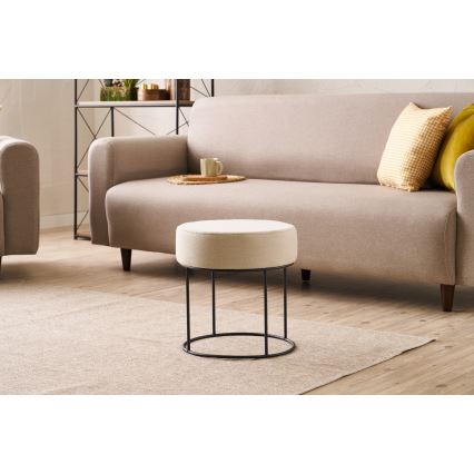Tabure RELO, promjer 40 cm, krem