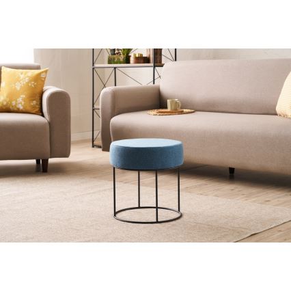 Tabure RELO, promjer 40 cm, plave boje
