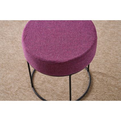 Tabure RELO, promjer 40 cm, u ružičnoj boji