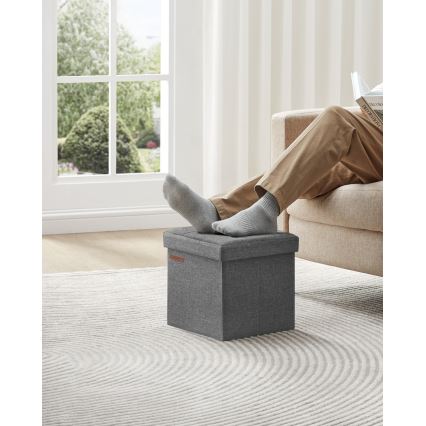 Tabure SULTAN 30x30 cm sivi